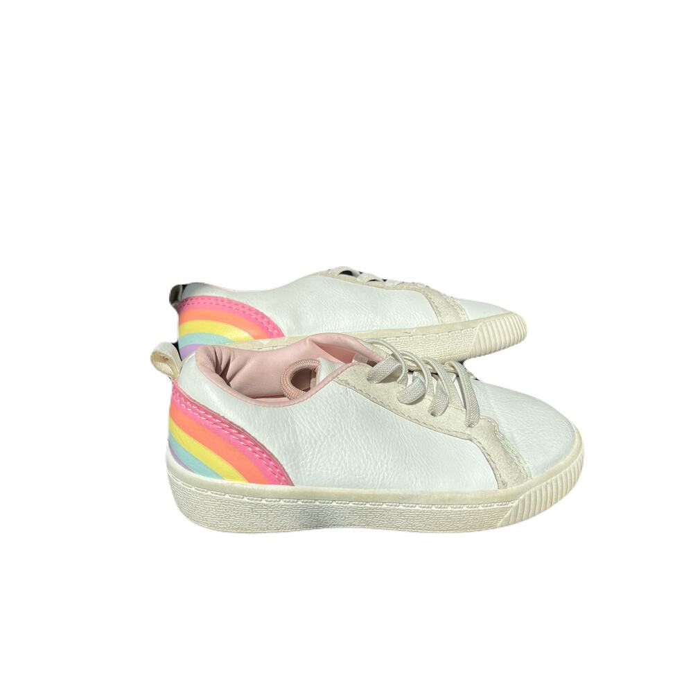 Carter’s Kids Shoes For Girls White & Rainbow Size 9 - Picture 5 of 5